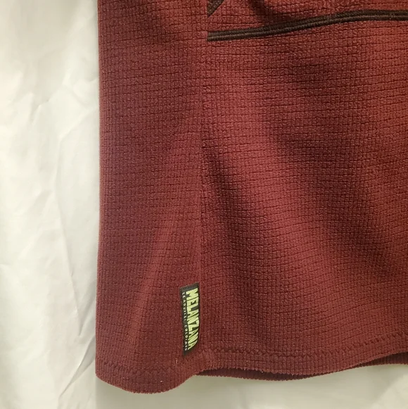 Melanzana Micro Grid Dress Small Port - Picture 4 of 4